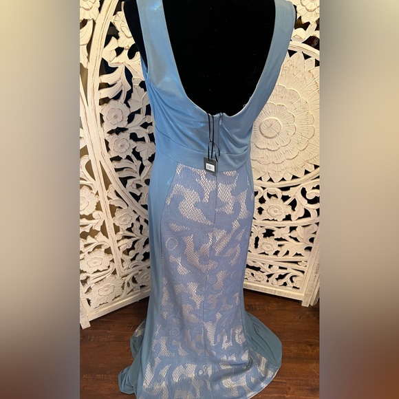 NWT blue formal dress by Sangria - Picture 7 of 7